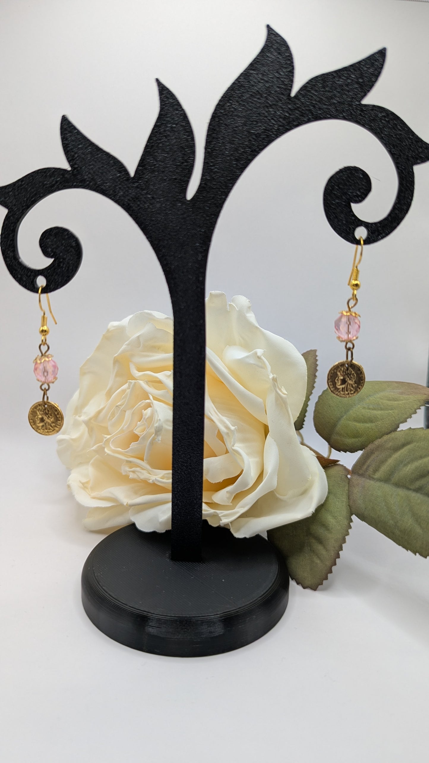 đž Boucles dâOreilles â RosĂ©e Antique