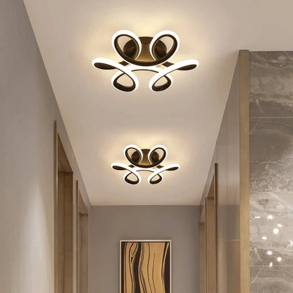 Modern Aisle LED Ceiling Lamp for Corridor Stairs Entrance Attic Square Indoor Lighting Minimalist Style Lights Kitchen Fixtures