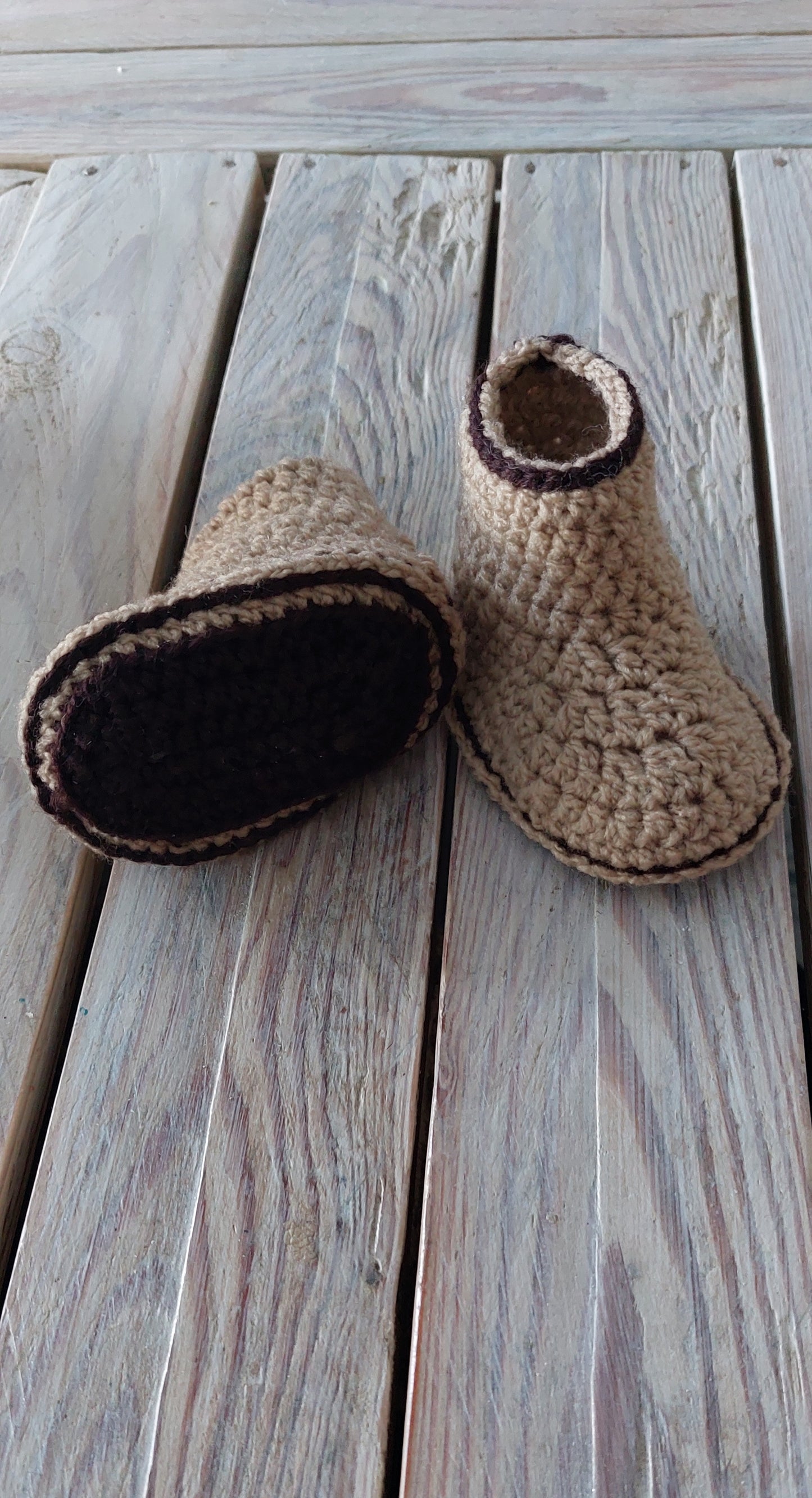 Chaussons Bébé au Crochet – Confort Douillet & Style Naturel