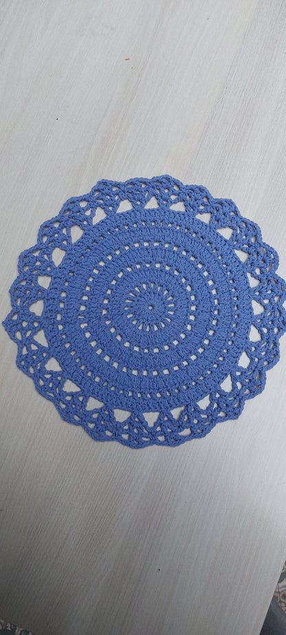 Set de Table au crochet 28cm coton