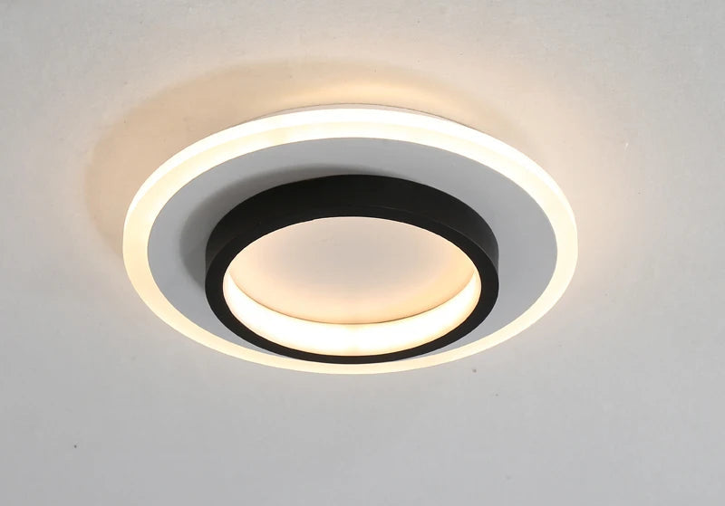 Modern Aisle LED Ceiling Lamp for Corridor Stairs Entrance Attic Square Indoor Lighting Minimalist Style Lights Kitchen Fixtures