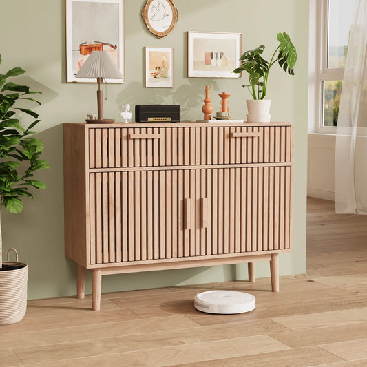 Meuble de rangment en bois avec 2 tiroirs et 2 portes