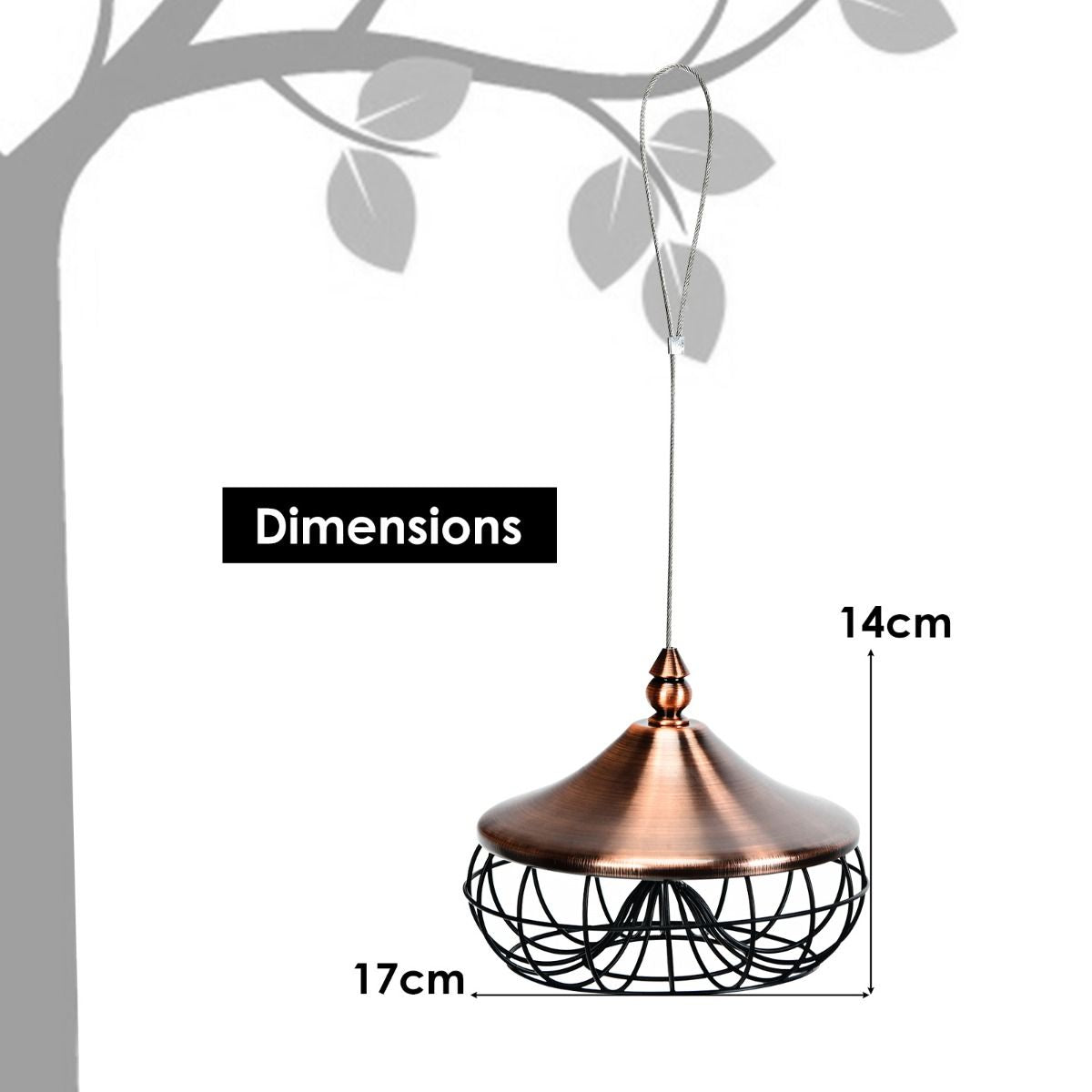 Mangeoire Pour Oiseaux Distributeur De Nourriture Pour Oiseaux Sauvages À Suspendre En Extérieur Pour Boules De Graisse