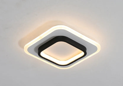 Modern Aisle LED Ceiling Lamp for Corridor Stairs Entrance Attic Square Indoor Lighting Minimalist Style Lights Kitchen Fixtures