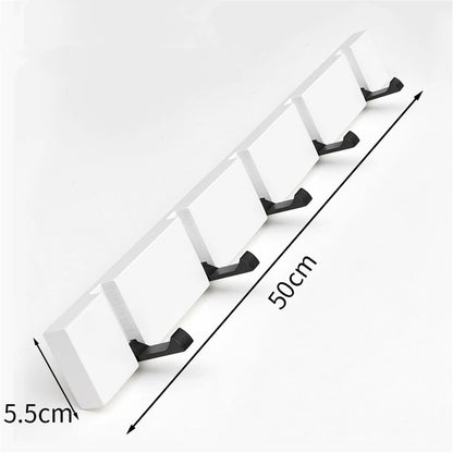 Wall Clothes Hooks Solid Wood Wall Hooks Towel Coat Clothe Racks Hook Shelf Living Room Wall Row Hook Rack Storage Key Holder