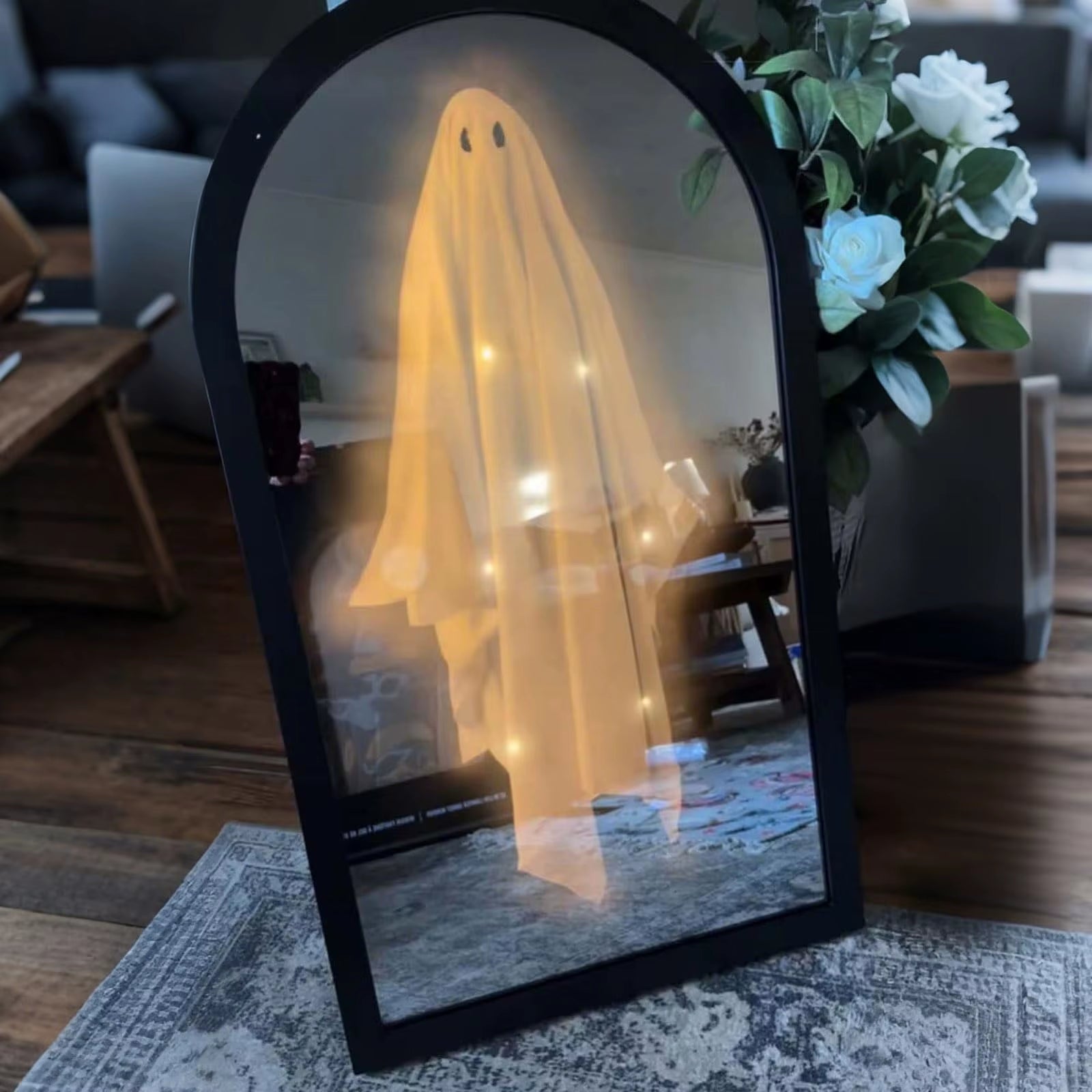 Miroir fantôme d’Halloween