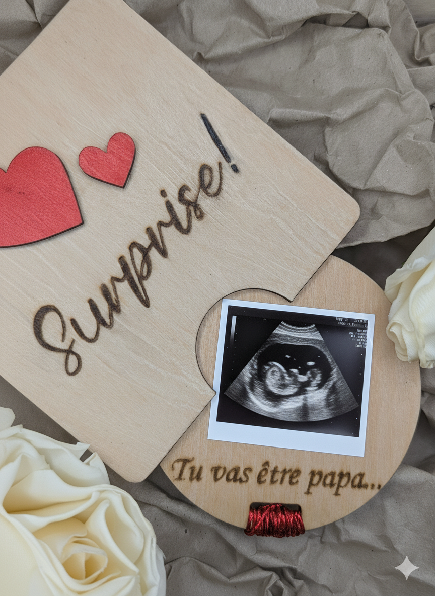 Carte annonce de grossesse "Tu vas être papa"