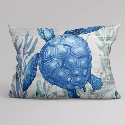 Autumn Home Decoration Throwing Pillow Case Sofa Cushion Cover 45X45Cm 45 * 45 50X50 40X40 Ocean Elements Living Room Aesthetics