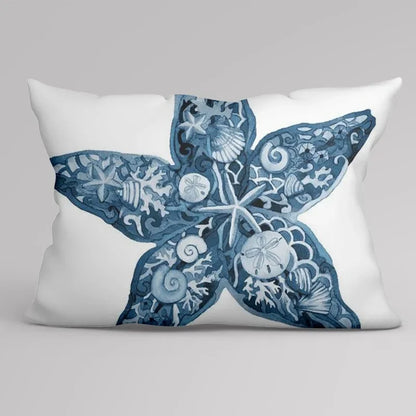 Autumn Home Decoration Throwing Pillow Case Sofa Cushion Cover 45X45Cm 45 * 45 50X50 40X40 Ocean Elements Living Room Aesthetics