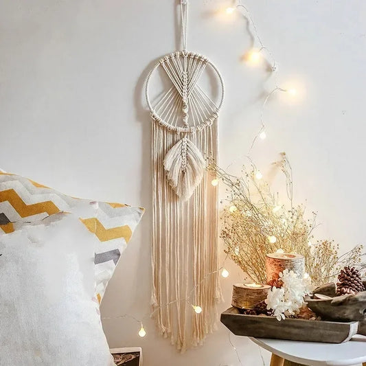 Macrame Dream Catcher Nordic Wall Tapestry Ramadan Decoration Home Eid Mubrack Room Decoration Bohemian Children'S Nursery