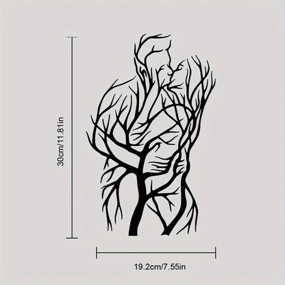 Stylish Metal Tree Wall Art Sculpture - Modern Abstract Design for Home Decor, Wedding Gifts, and Elegant Wall Hanging