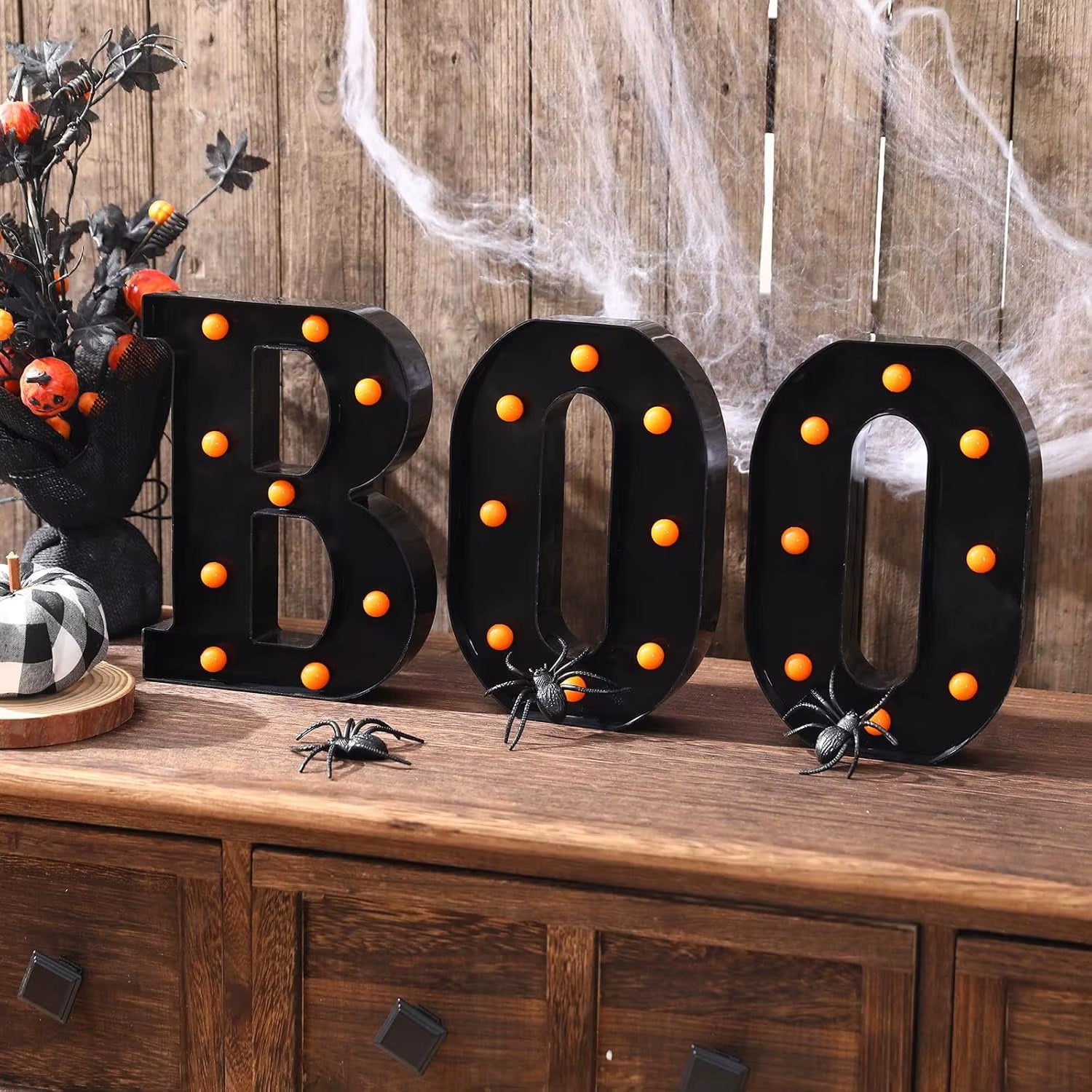  "BOO" LED, Décoration d'Halloween 