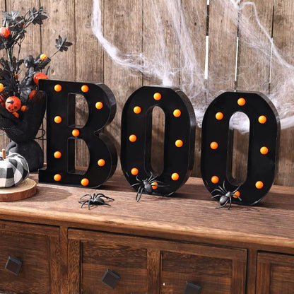  "BOO" LED, Décoration d'Halloween 