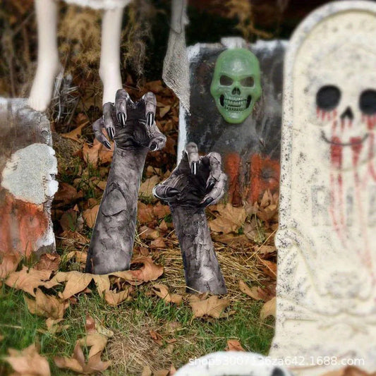 Main fantôme en PVC 2D pour Halloween