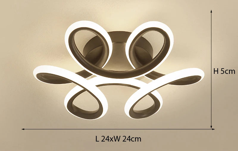 Modern Aisle LED Ceiling Lamp for Corridor Stairs Entrance Attic Square Indoor Lighting Minimalist Style Lights Kitchen Fixtures