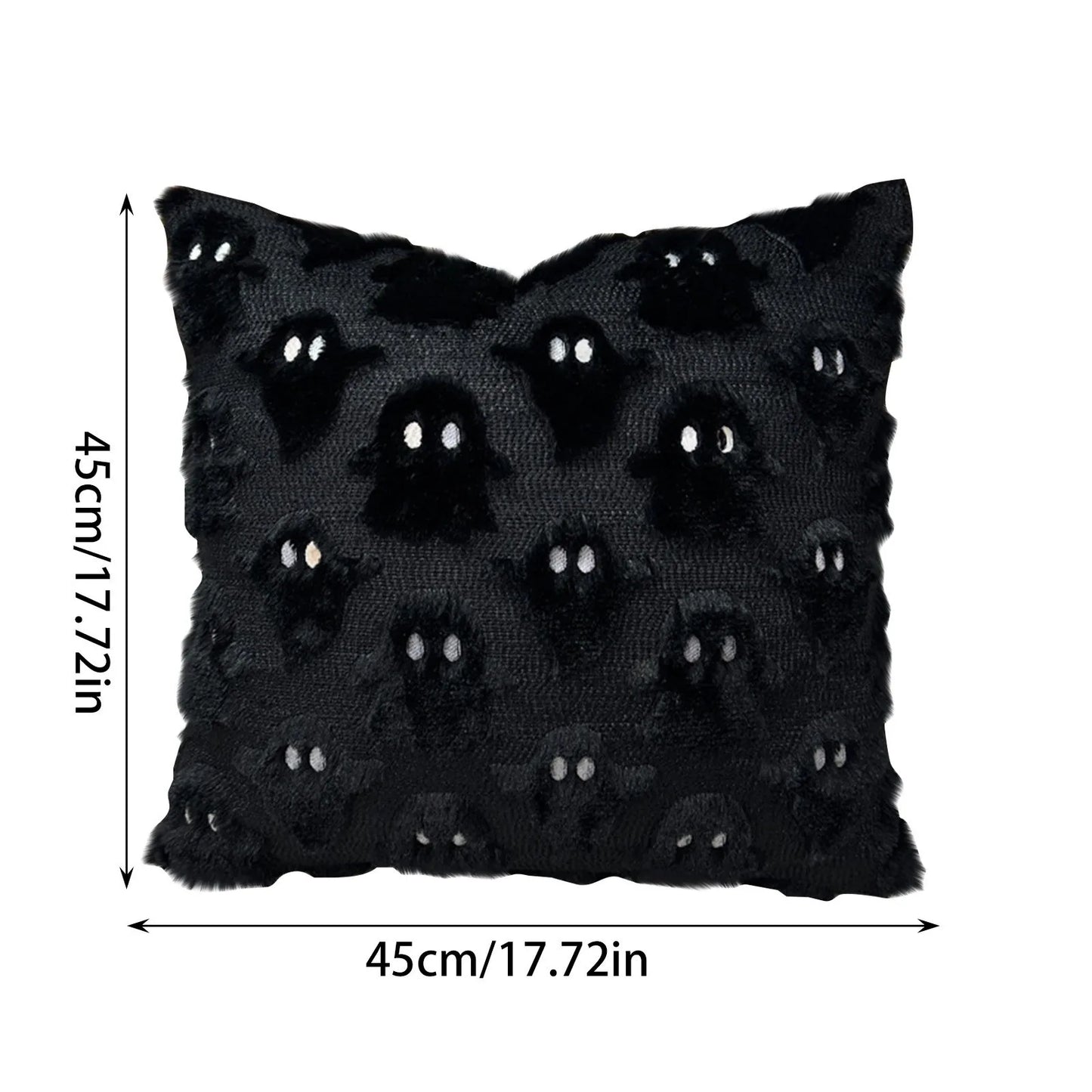 Housse de coussin fantôme