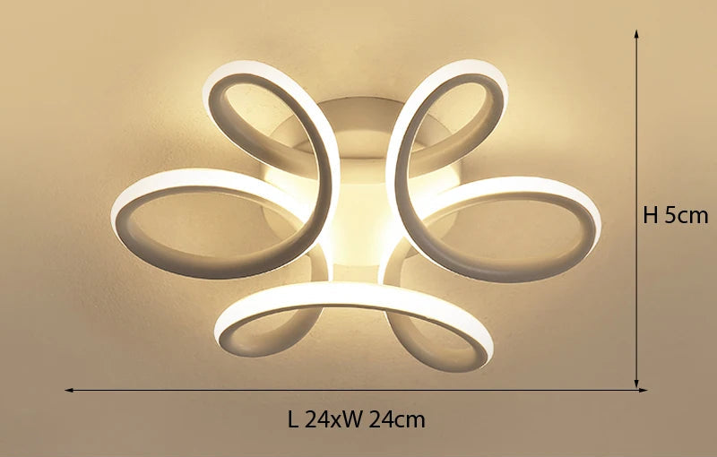 Modern Aisle LED Ceiling Lamp for Corridor Stairs Entrance Attic Square Indoor Lighting Minimalist Style Lights Kitchen Fixtures