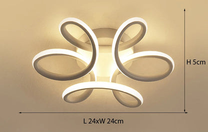 Modern Aisle LED Ceiling Lamp for Corridor Stairs Entrance Attic Square Indoor Lighting Minimalist Style Lights Kitchen Fixtures