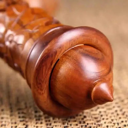 Y Vertical Redwood Solid Wood Incense Burner Wooden for Incense Sticks 29Cm Living Room Stick Incense Base Home Decoration